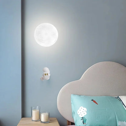 Astronaut Wall Light Creative Moon Wall Lamp