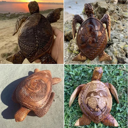 Hawaiian Turtle WoodCarving