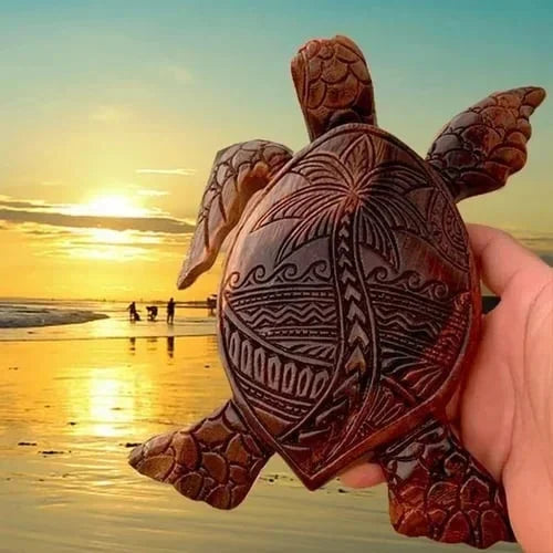 Hawaiian Turtle WoodCarving